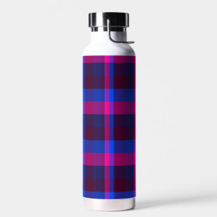 Neon mosaic fusion  water bottle