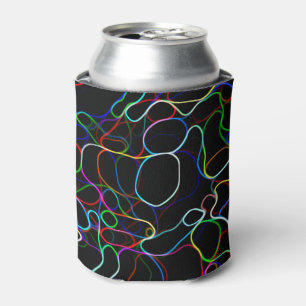 Neon Multicolor Lines Can Cooler