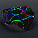 Neon Multicolored Curvy Line Pattern -COOL Tie<br><div class="desc">Elevate your style with our Vibrant Neon Swirl Tie, a perfect blend of sophistication and modern flair. Designed for the bold individual, this tie features a mesmerizing pattern of swirling neon colors against a sleek black background, making it a standout accessory for any occasion. Whether you're dressing up for a...</div>