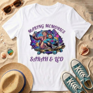 Neon Mum & Son Art Making Memories Tee