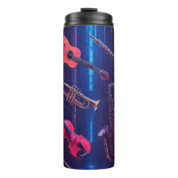 Neon Music Vibes – Colorful Musical Instruments