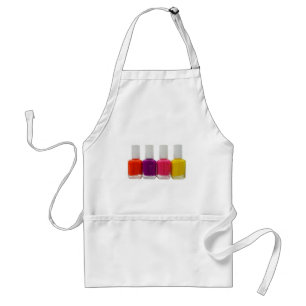 Neon Nail Polish Standard Apron