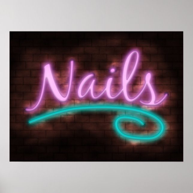 Neon Nails Sign (Front)