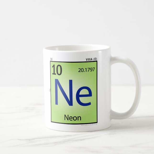 Neon (Ne) Element Mug (Right)