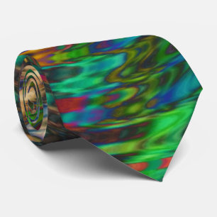 Neon Necktie-rainbow psychedelic tie