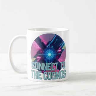 Neon Nexus - Connect to the cosmos Coffee Mug