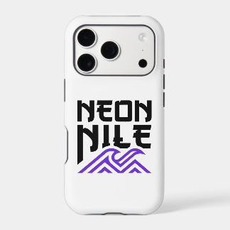 NEON NILE Wave Logo iPhone Case