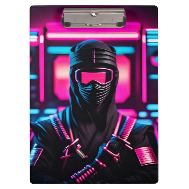 neon ninja clipboard (Front)