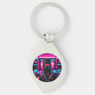 neon ninja key ring