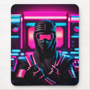 neon ninja mouse pad