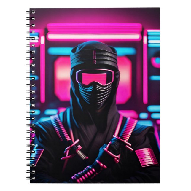 neon ninja notebook (Front)