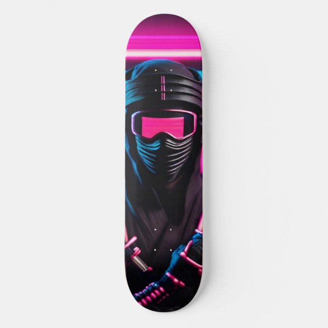neon ninja skateboard (Front)