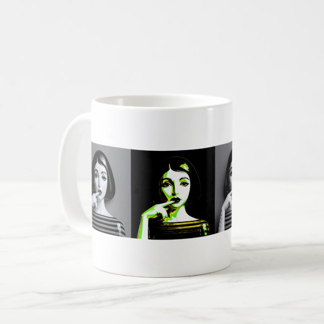 Neon Noir Series Coffee Mug (Front Left)