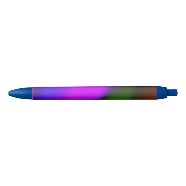 Neon of Blue, Purple, Green & Orange Trim Pen (Front)