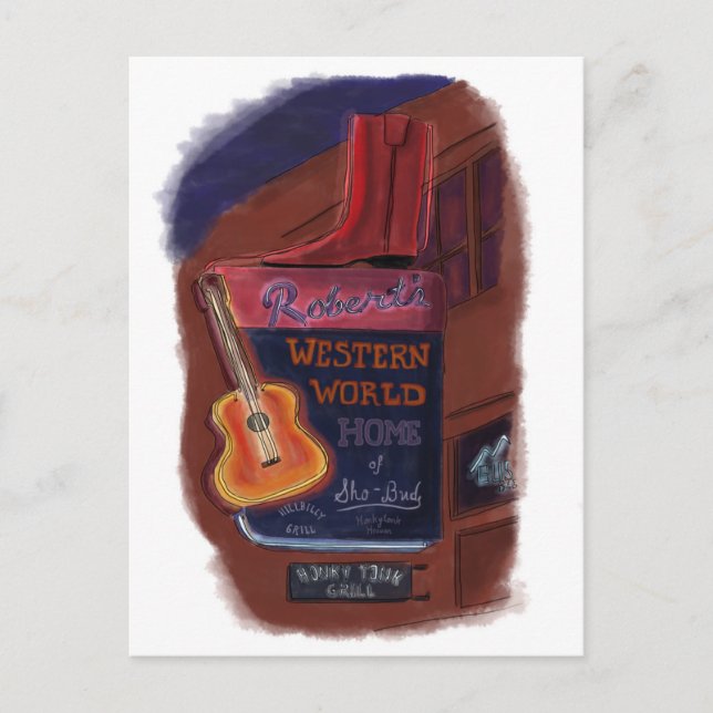 Neon on Broadway Nashville Tennessee - Postcard (Front)