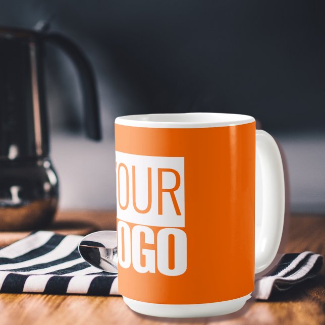  Neon  orange  - add your  logo  Coffee Mug (Creator Uploaded)