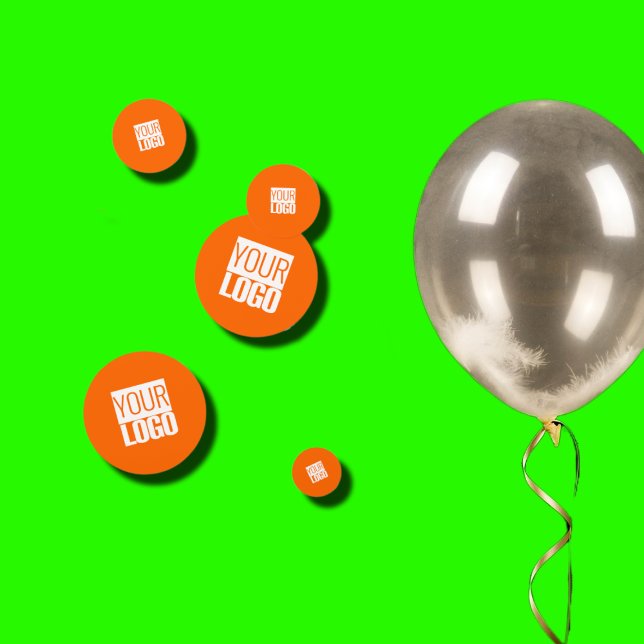 neon orange - add your  logo  confetti (Creator Uploaded)