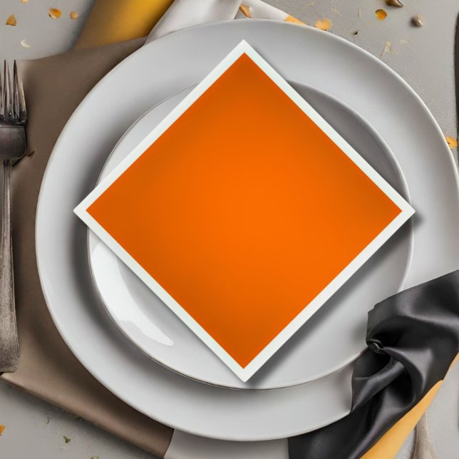 neon  orange -blank  napkin (Creator Uploaded)