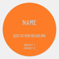 Neon Orange Custom
