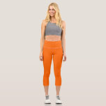 Neon Orange Funky Leggings<br><div class="desc">Live out loud with these HOT neon orange leggings!</div>