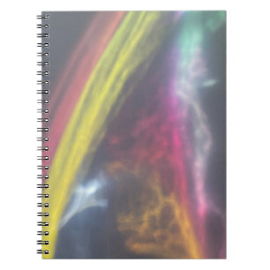 neon orange pink yellow Luminous lights Notebook