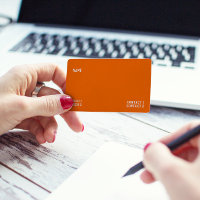 neon orange solid colour
