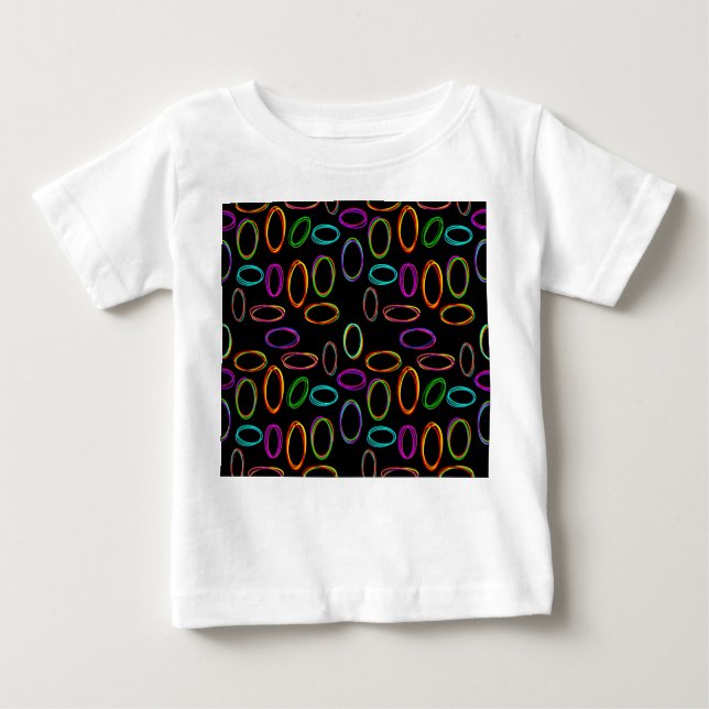 Neon Ovals  Baby T-Shirt (Front)