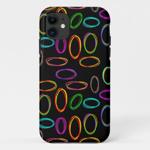 Neon Ovals iPhone 11 Case