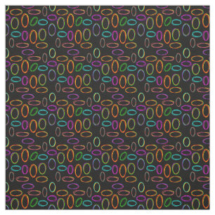 Neon Ovals  Fabric