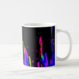 Neon Paint Splash Colourful. PERSONALIZE IT Coffee Mug