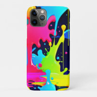 Neon Paint Splash Drip Chaos