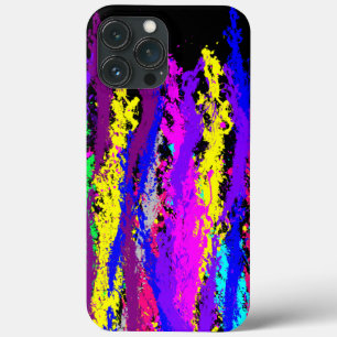 Neon Paint Splatter Case-Mate iPhone Case