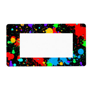 Neon, Paint Splatter, Custom