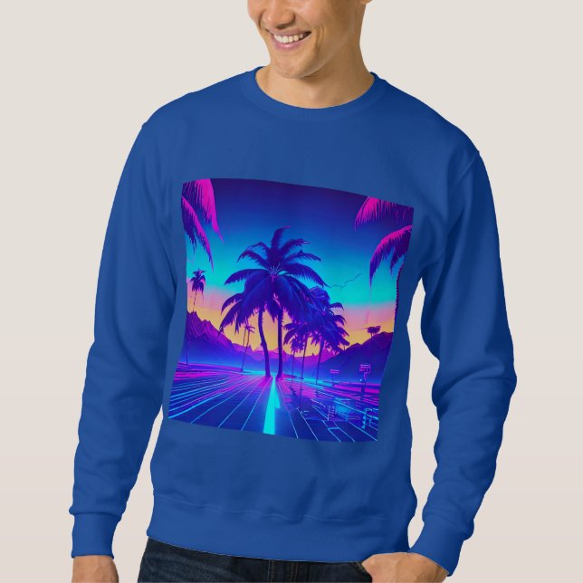 Neon palm sweatshirt (Front)