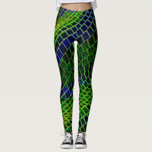 Neon pattern leggings
