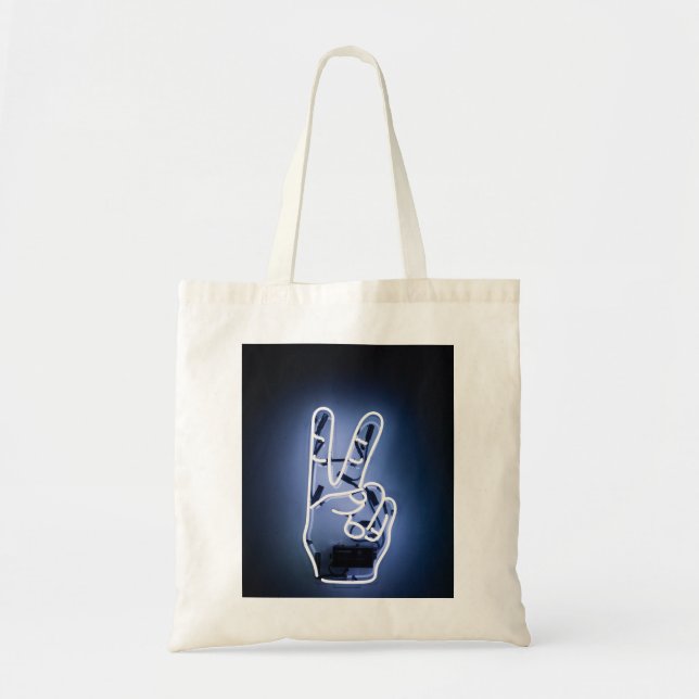 neon piece tote bag (Front)