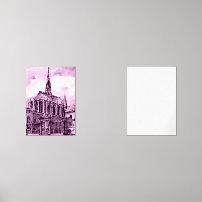 Neon pink and cobalt bridge arcs over a luminous c (Front)