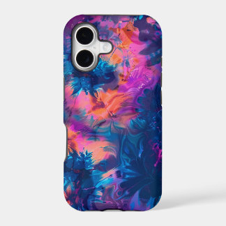 Neon Pink Blue Purple Hydrodip Swirls