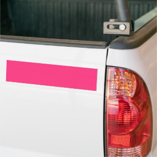 Neon Pink Bumper Sticker