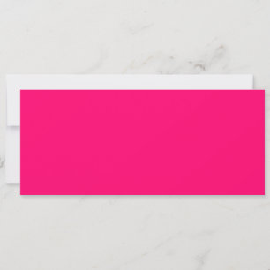 Neon Pink Custom Flat Card – Bulk Orders Ready