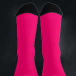 Neon Pink Custom Men's Crew Socks - Comfortable<br><div class="desc">Upgrade your sock collection with these Neon Pink Custom Men's Crew Socks, designed for style, performance, and all-day comfort. Whether for corporate branding, sports teams, event giveaways, wedding parties, or everyday wear, these socks bring a bold and modern touch to any outfit. Made from a soft, breatheable fabric blend, these...</div>