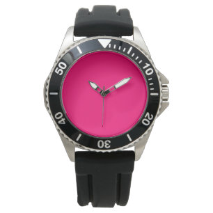 Neon Pink Diver Watch – Customisable & Bold