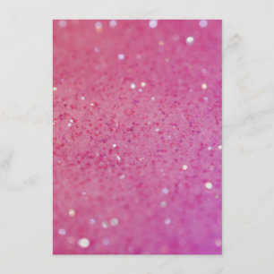 Neon Pink Glitter Sparkle Invitation