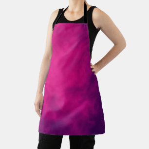 Neon Pink Gradient All-Over Apron – Customisable