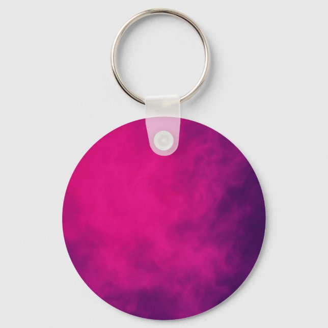 Neon Pink Gradient Custom Keychain (Front)