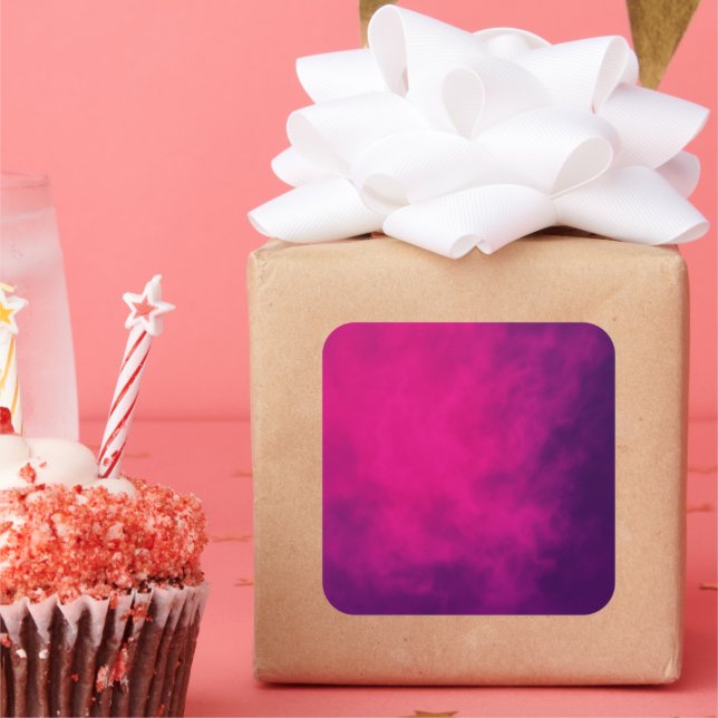 Neon Pink Gradient Custom Sticker (Party)