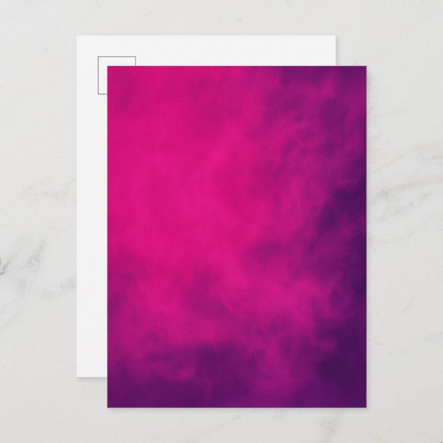 Neon Pink Gradient Invitation Postcard – Customise (Front/Back)