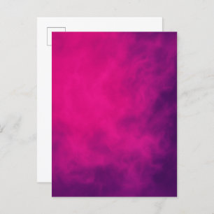Neon Pink Gradient Invitation Postcard – Customize