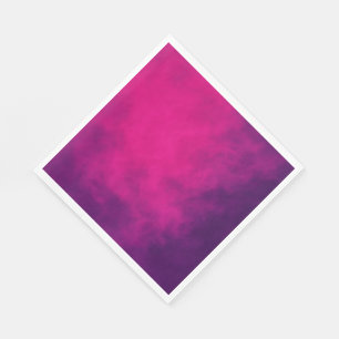 Neon Pink Gradient Party Napkin – Customisable