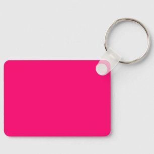 Neon Pink Keychain – Customisable Tag